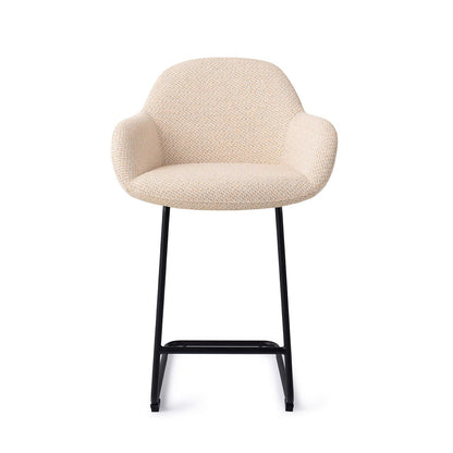 Jesper Home Kushi Trouty Tinge Barkruk - Arch Black (L) - KwaliteitWonen.nl
