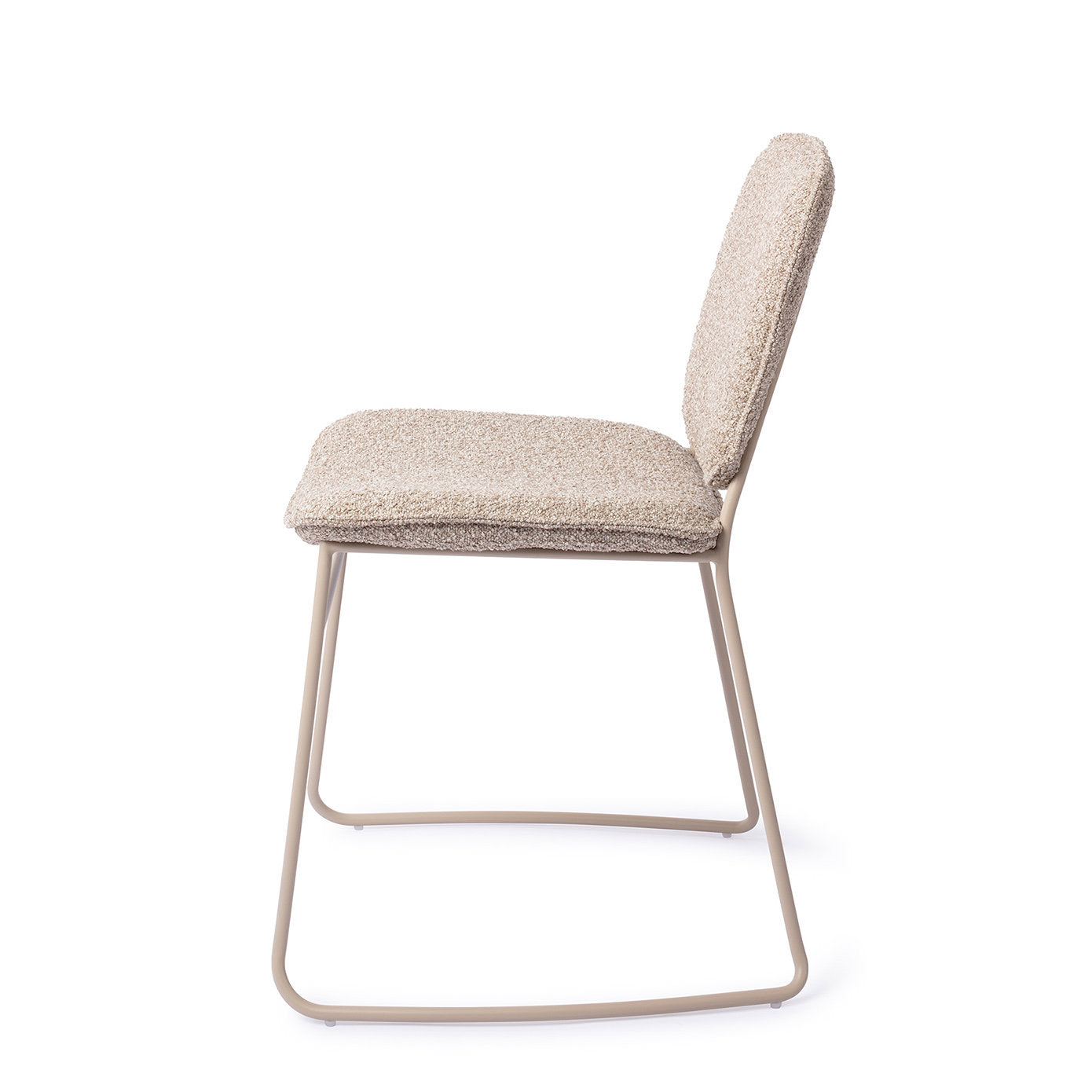 Jesper Home Makio Eetkamerstoel Almond Knit - KwaliteitWonen.nl
