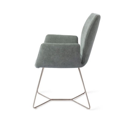 Jesper Home Misaki Breezy Blue Eetkamerstoel - Beehive Steel - KwaliteitWonen.nl