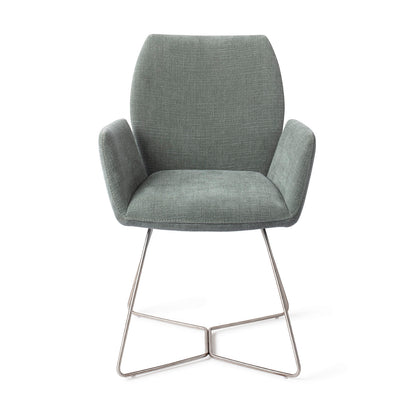 Jesper Home Misaki Breezy Blue Eetkamerstoel - Beehive Steel - KwaliteitWonen.nl