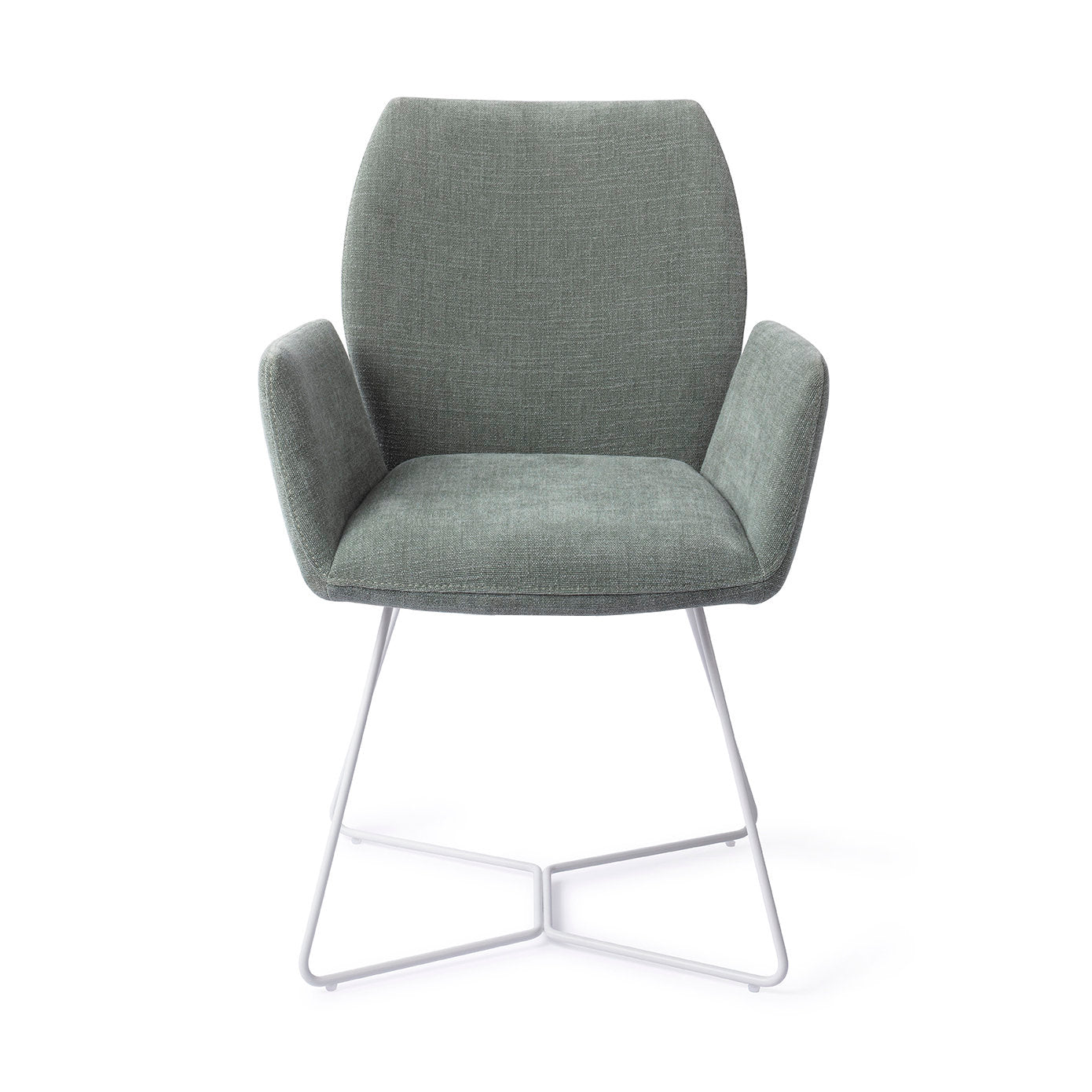 Jesper Home Misaki Breezy Blue Eetkamerstoel - Beehive White - KwaliteitWonen.nl