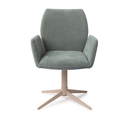 Jesper Home Misaki Breezy Blue Eetkamerstoel - Quad Beige - KwaliteitWonen.nl