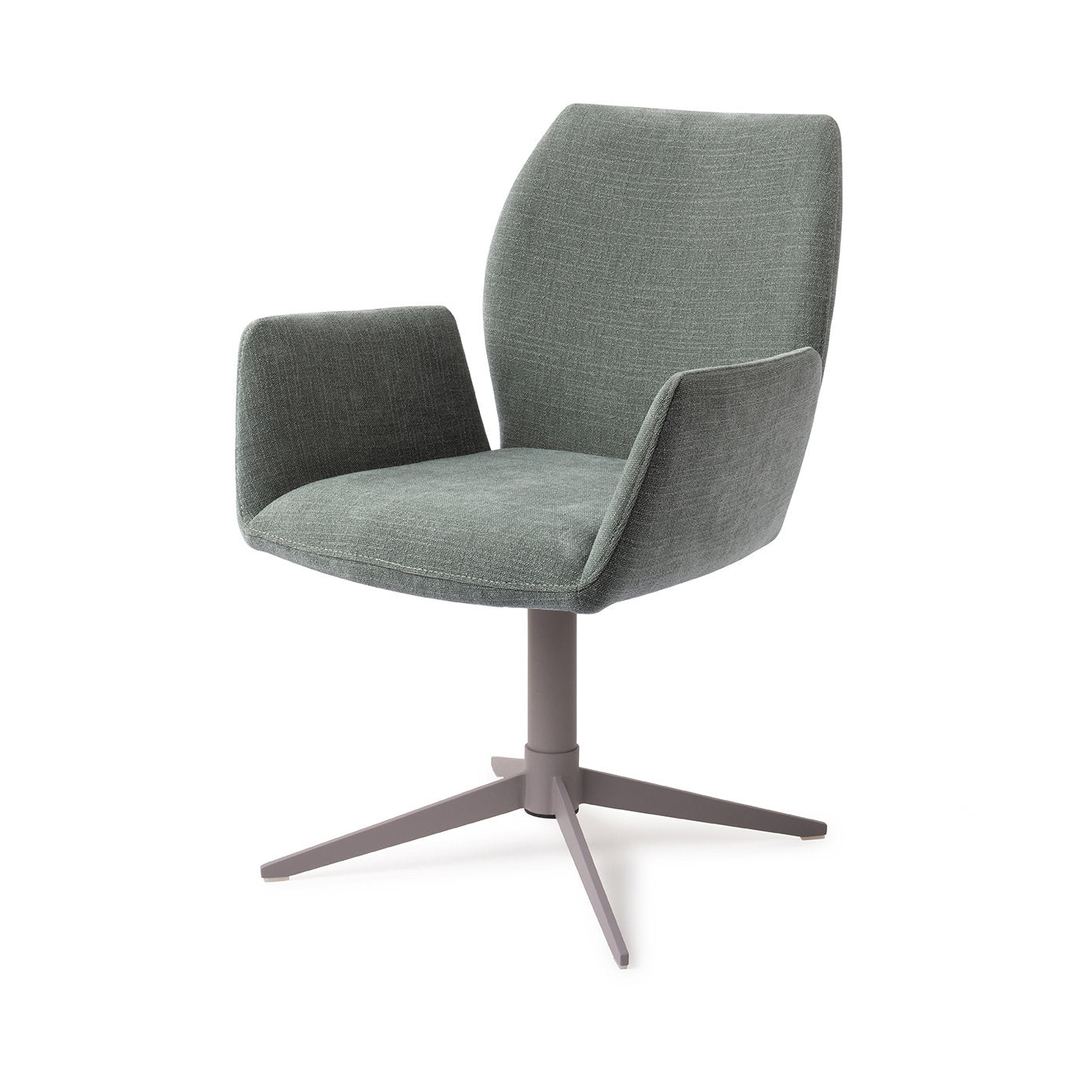 Jesper Home Misaki Breezy Blue Eetkamerstoel - Quad Grey - KwaliteitWonen.nl