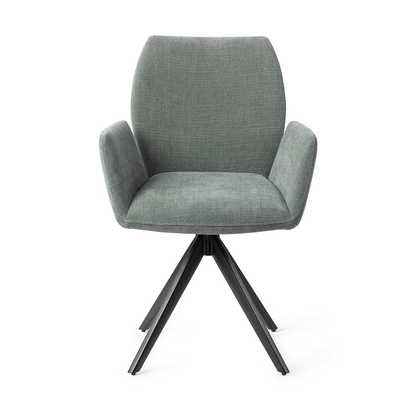 Jesper Home Misaki Breezy Blue Eetkamerstoel - Turn Black - KwaliteitWonen.nl