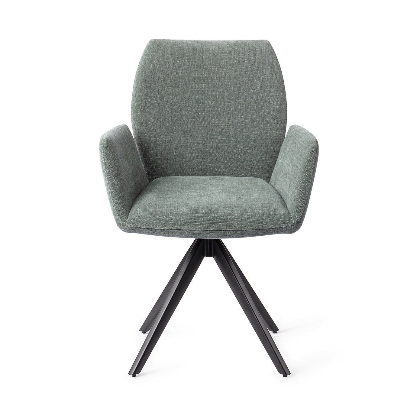 Jesper Home Misaki Breezy Blue Eetkamerstoel - Turn Black - KwaliteitWonen.nl
