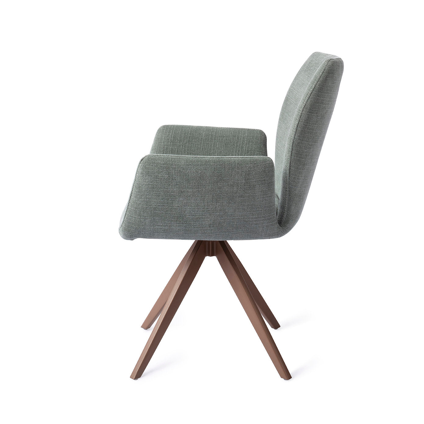 Jesper Home Misaki Breezy Blue Eetkamerstoel - Turn Brown - KwaliteitWonen.nl