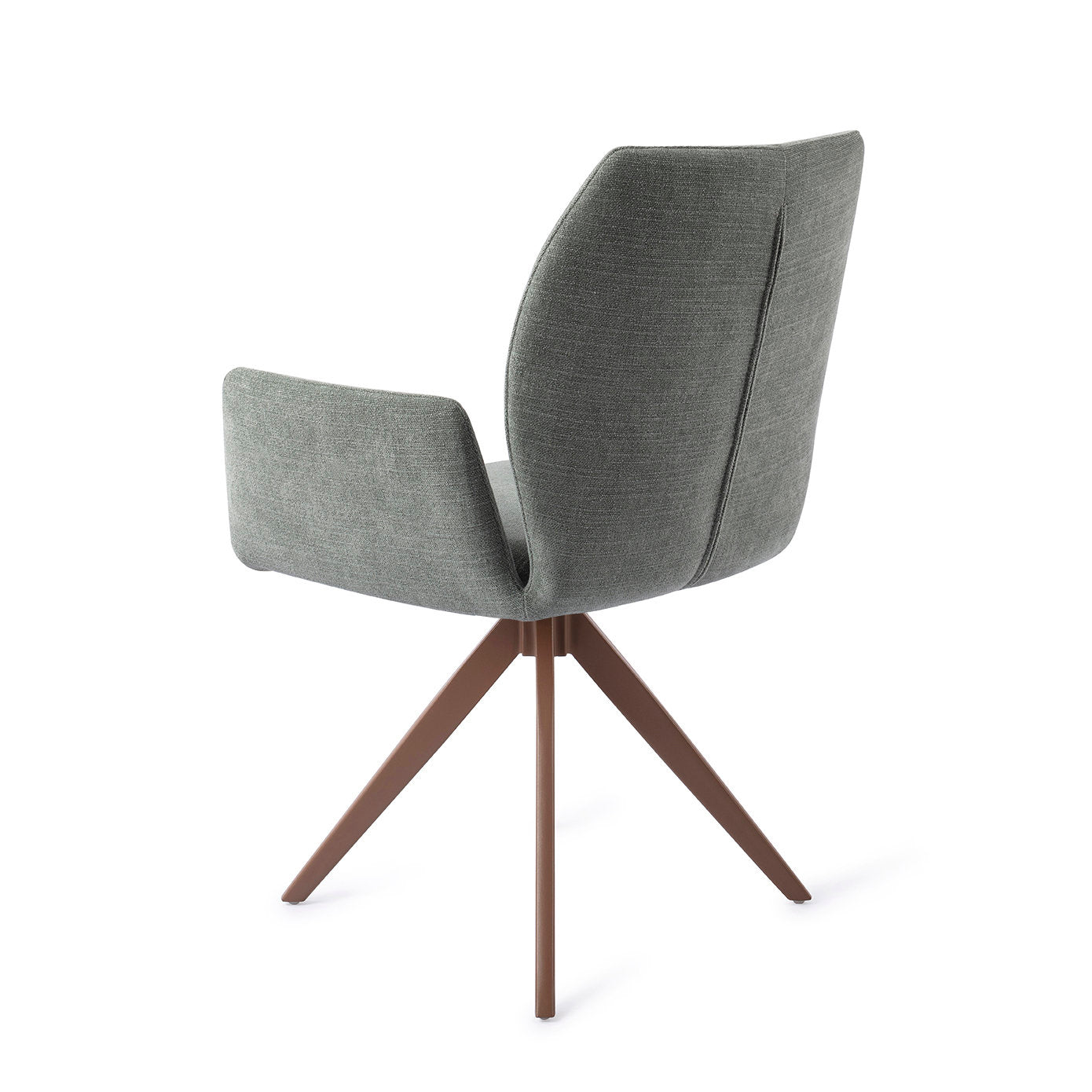 Jesper Home Misaki Breezy Blue Eetkamerstoel - Turn Brown - KwaliteitWonen.nl