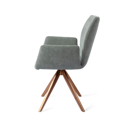 Jesper Home Misaki Breezy Blue Eetkamerstoel - Turn Rose - KwaliteitWonen.nl