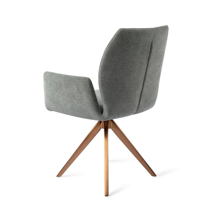 Jesper Home Misaki Breezy Blue Eetkamerstoel - Turn Rose - KwaliteitWonen.nl