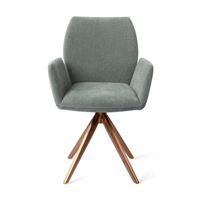 Jesper Home Misaki Breezy Blue Eetkamerstoel - Turn Rose - KwaliteitWonen.nl