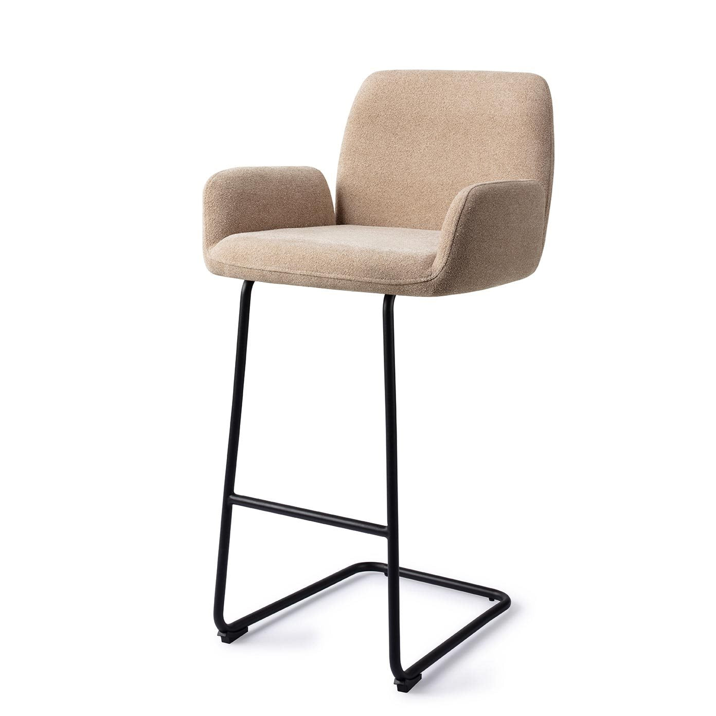 Jesper Home Misaki Funky Fudge Barkruk - Arch Black (H) - KwaliteitWonen.nl