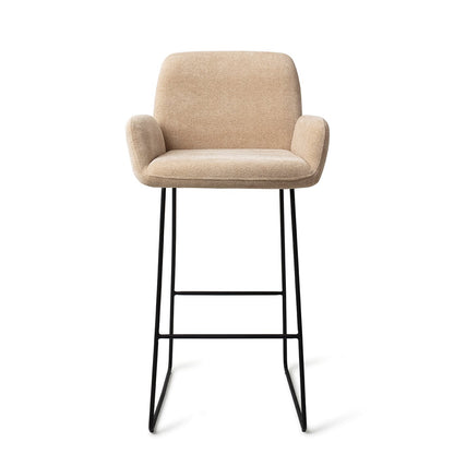 Jesper Home Misaki Funky Fudge Barkruk - Slide Black (H) - KwaliteitWonen.nl
