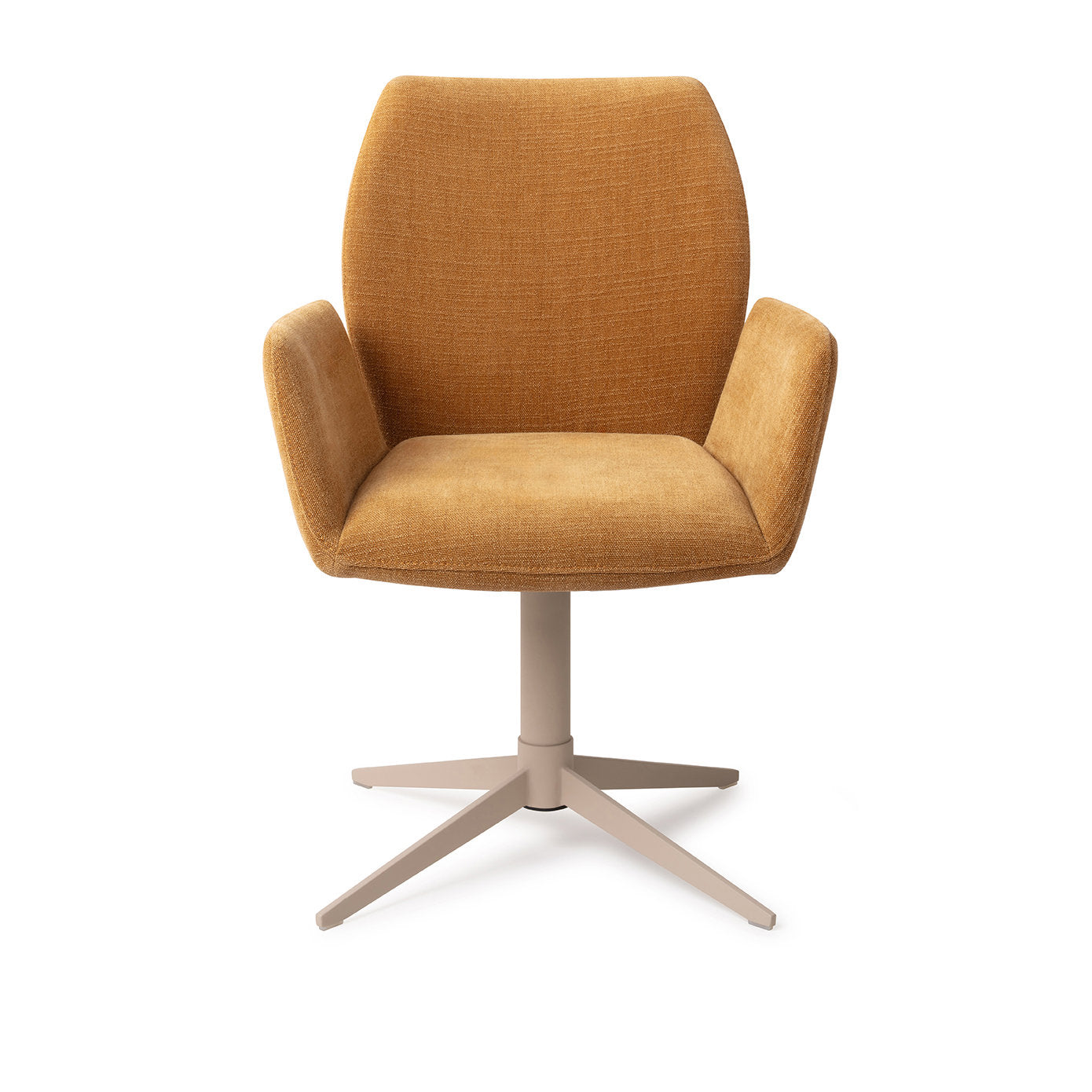 Jesper Home Misaki Honey Harvest Eetkamerstoel - Quad Beige - KwaliteitWonen.nl