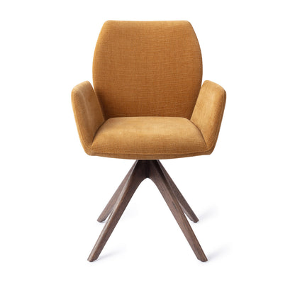 Jesper Home Misaki Honey Harvest Eetkamerstoel - Revolve Oak Walnut - KwaliteitWonen.nl