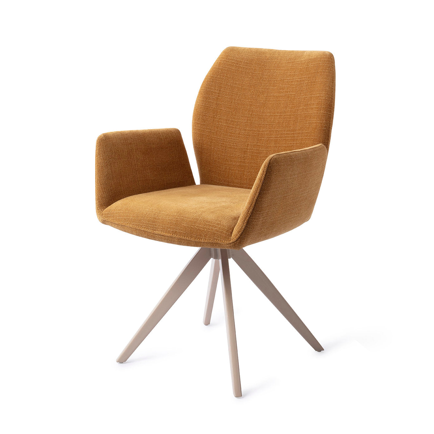 Jesper Home Misaki Honey Harvest Eetkamerstoel - Turn Beige - KwaliteitWonen.nl