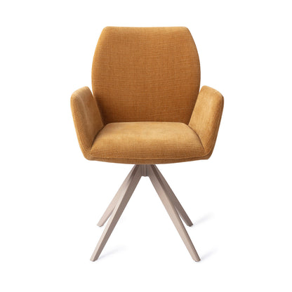 Jesper Home Misaki Honey Harvest Eetkamerstoel - Turn Beige - KwaliteitWonen.nl