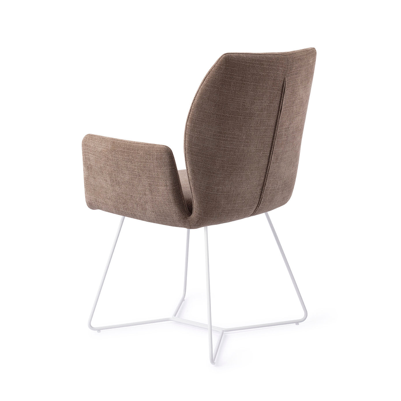 Jesper Home Misaki Mocha Mist Eetkamerstoel - Beehive White - KwaliteitWonen.nl