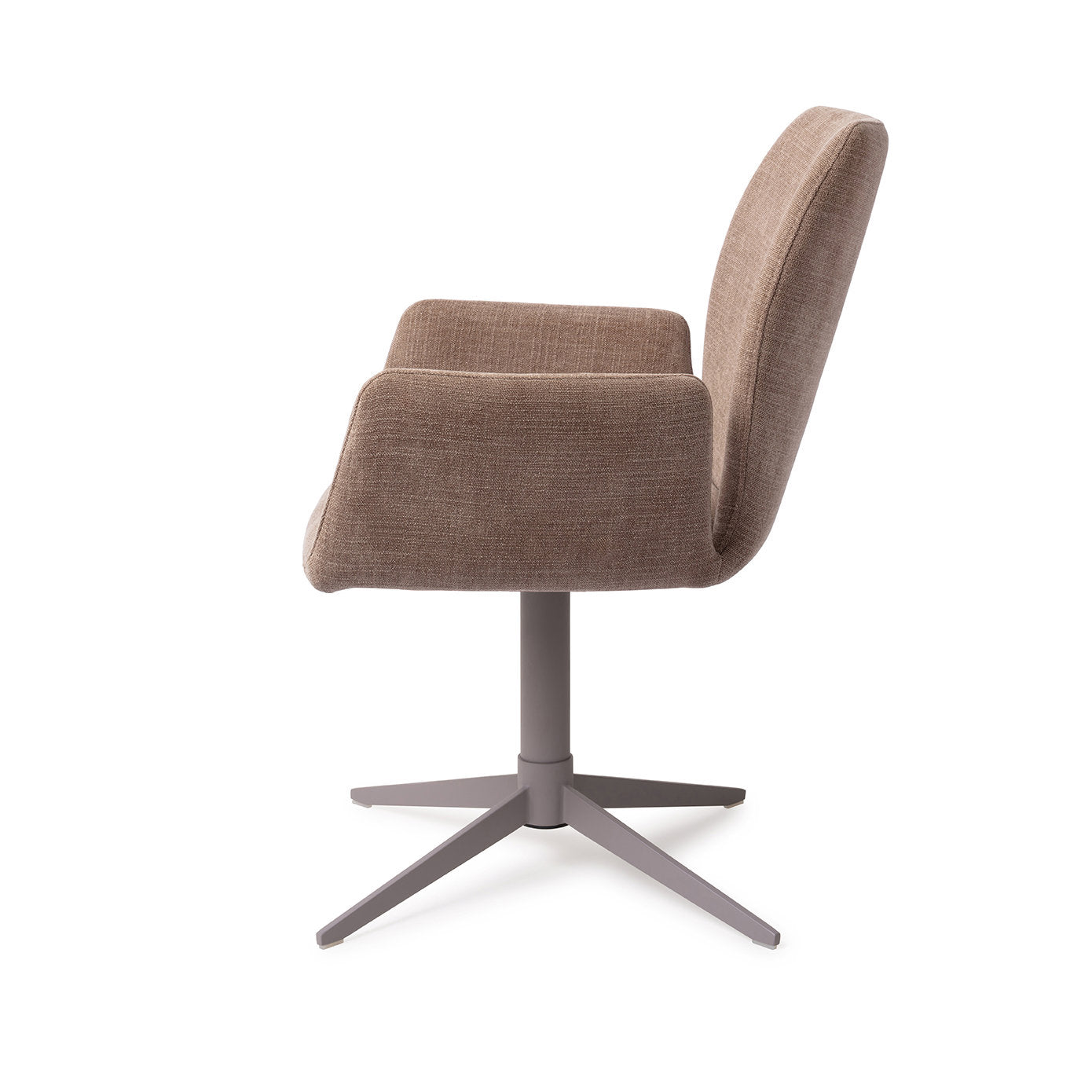 Jesper Home Misaki Mocha Mist Eetkamerstoel - Quad Grey - KwaliteitWonen.nl