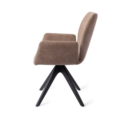 Jesper Home Misaki Mocha Mist Eetkamerstoel - Revolve Oak Black - KwaliteitWonen.nl