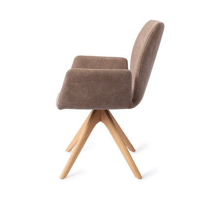 Jesper Home Misaki Mocha Mist Eetkamerstoel - Revolve Oak Natural - KwaliteitWonen.nl