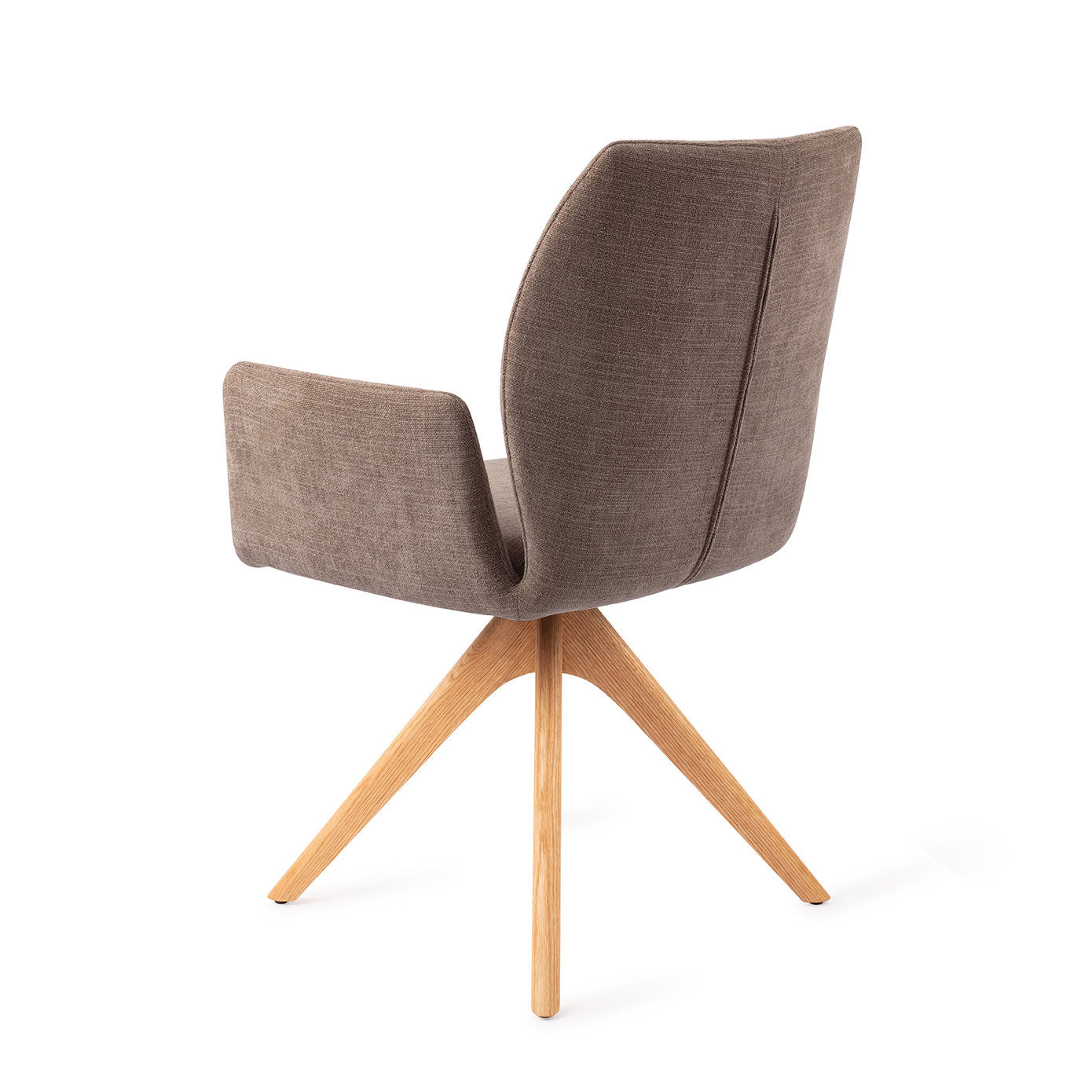 Jesper Home Misaki Mocha Mist Eetkamerstoel - Revolve Oak Natural - KwaliteitWonen.nl