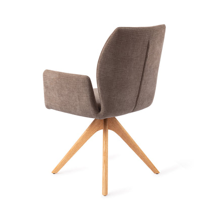 Jesper Home Misaki Mocha Mist Eetkamerstoel - Revolve Oak Natural - KwaliteitWonen.nl