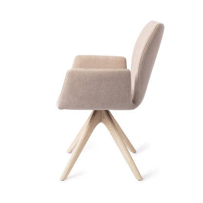 Jesper Home Misaki Sand Strand Eetkamerstoel - Revolve Oak Bleach - KwaliteitWonen.nl