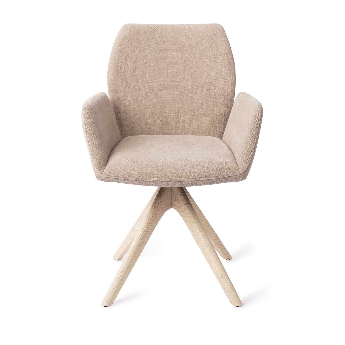 Jesper Home Misaki Sand Strand Eetkamerstoel - Revolve Oak Bleach - KwaliteitWonen.nl
