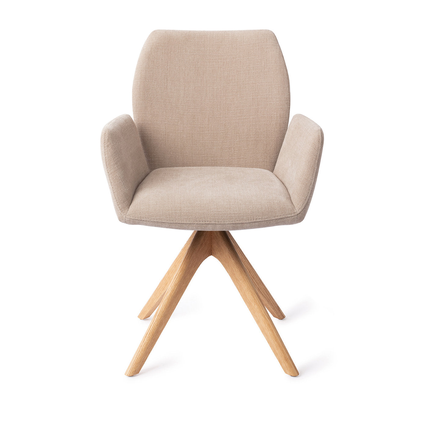 Jesper Home Misaki Sand Strand Eetkamerstoel - Revolve Oak Natural - KwaliteitWonen.nl