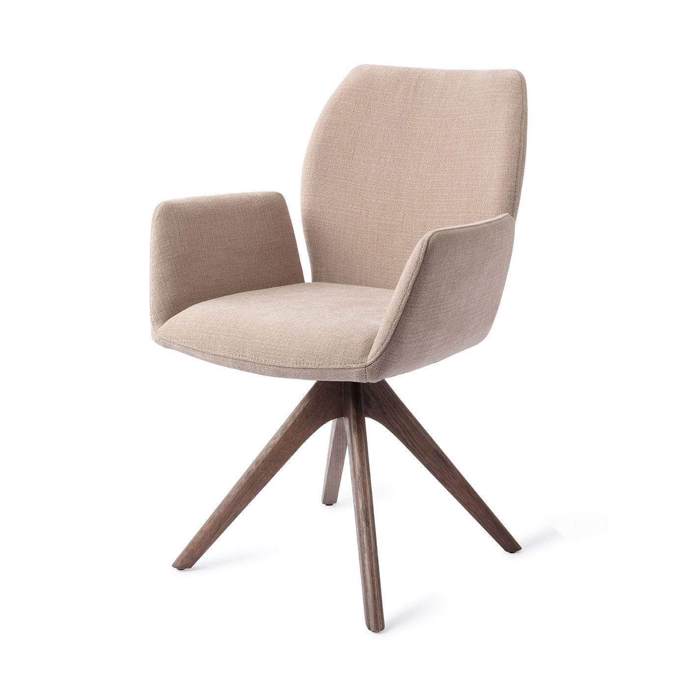 Jesper Home Misaki Sand Strand Eetkamerstoel - Revolve Oak Walnut - KwaliteitWonen.nl