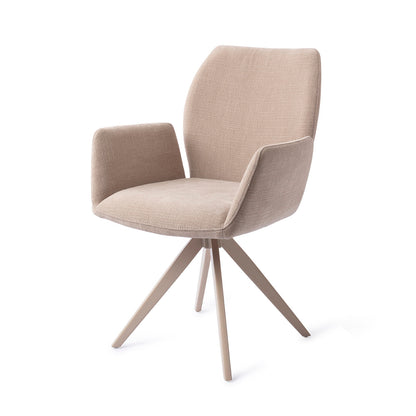 Jesper Home Misaki Sand Strand Eetkamerstoel - Turn Beige - KwaliteitWonen.nl