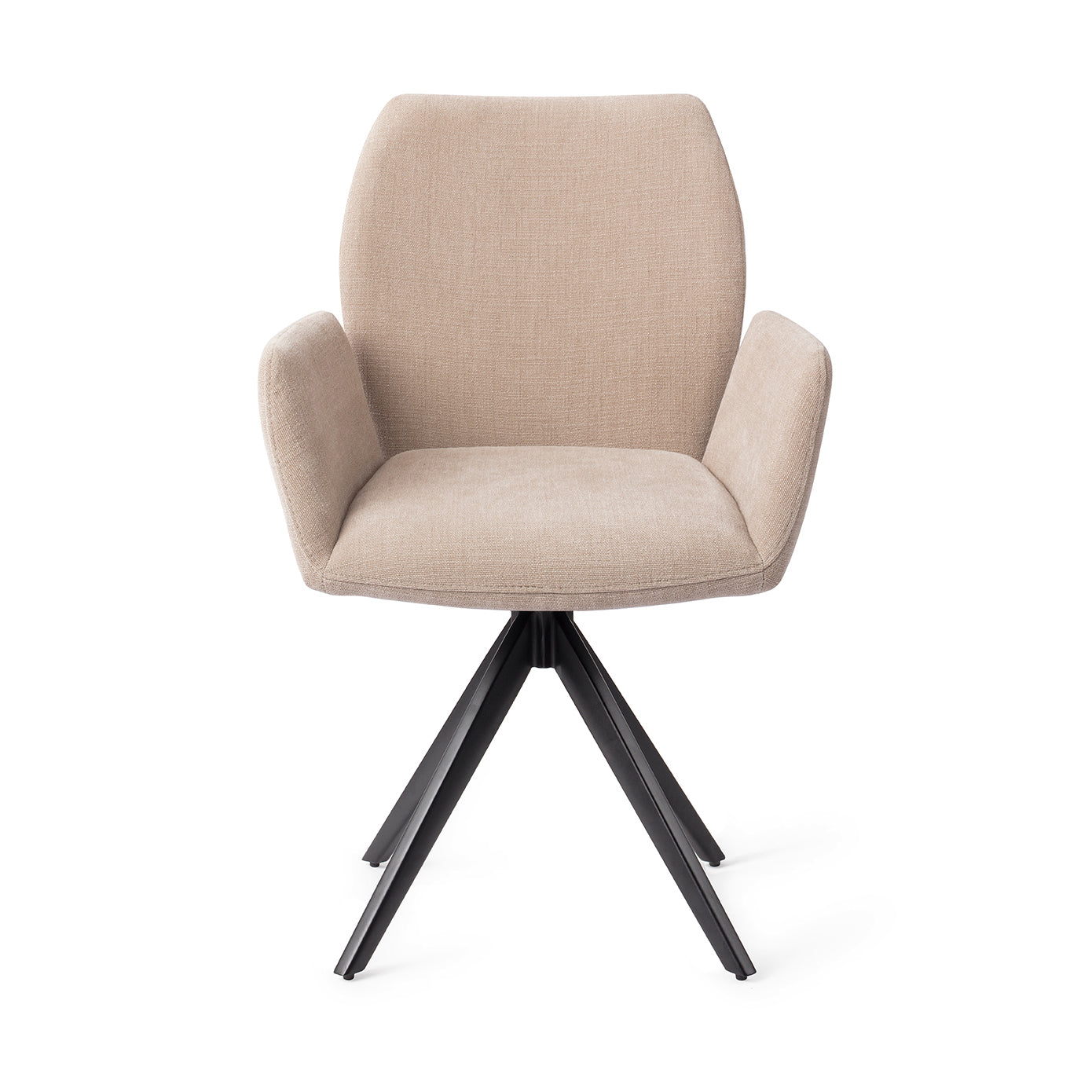 Jesper Home Misaki Sand Strand Eetkamerstoel - Turn Black - KwaliteitWonen.nl