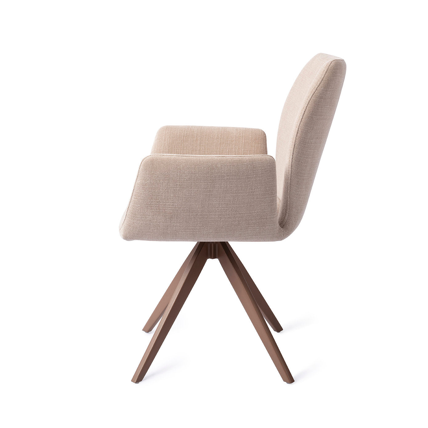 Jesper Home Misaki Sand Strand Eetkamerstoel - Turn Brown - KwaliteitWonen.nl