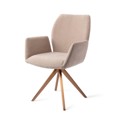 Jesper Home Misaki Sand Strand Eetkamerstoel - Turn Rose - KwaliteitWonen.nl