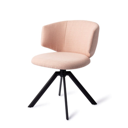 Jesper Home Misato Pink Peony Eetkamerstoel - KwaliteitWonen.nl