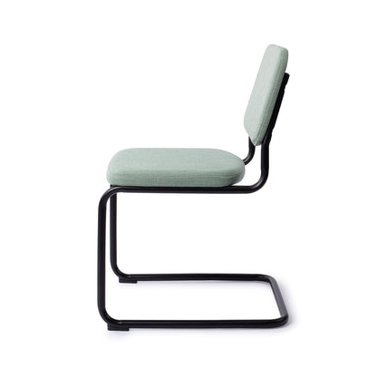 Jesper Home Mugi Spearmint Eetkamerstoel - Black Frame - KwaliteitWonen.nl