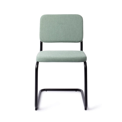 Jesper Home Mugi Spearmint Eetkamerstoel - Black Frame - KwaliteitWonen.nl