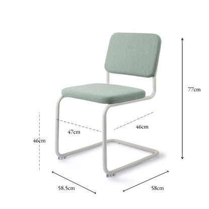 Jesper Home Mugi Spearmint Eetkamerstoel - Ice Frame - KwaliteitWonen.nl