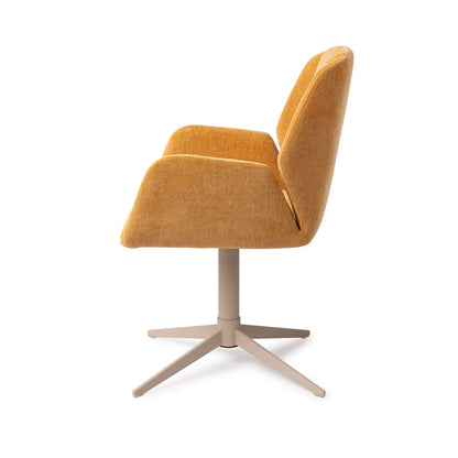 Jesper Home Myoko El Dorado Eetkamerstoel - Quad Beige - KwaliteitWonen.nl