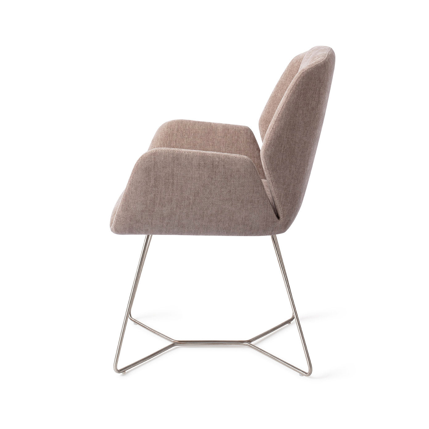 Jesper Home Myoko Greystones Eetkamerstoel - Beehive Steel - KwaliteitWonen.nl