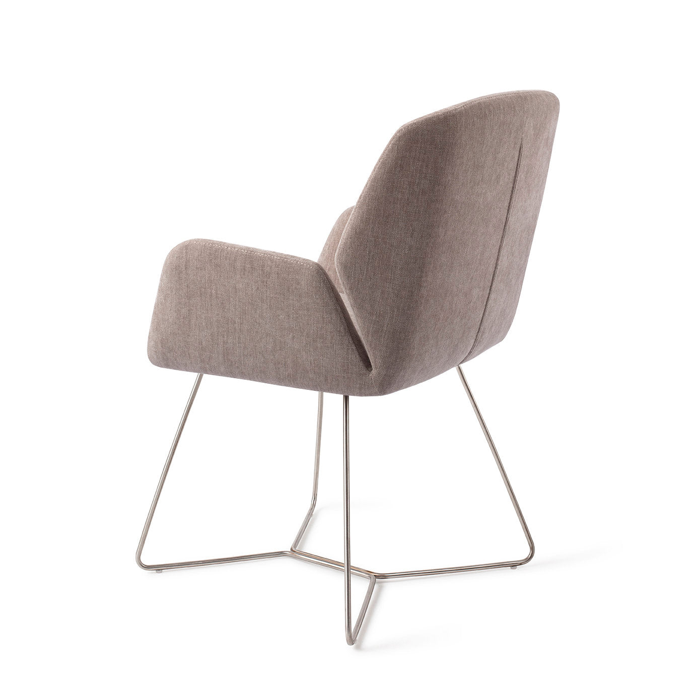 Jesper Home Myoko Greystones Eetkamerstoel - Beehive Steel - KwaliteitWonen.nl