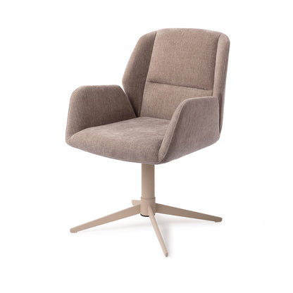 Jesper Home Myoko Greystones Eetkamerstoel - Quad Beige - KwaliteitWonen.nl