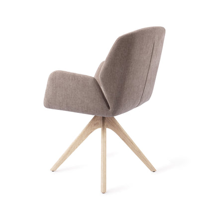 Jesper Home Myoko Greystones Eetkamerstoel - Revolve Oak Bleach - KwaliteitWonen.nl