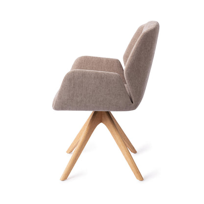 Jesper Home Myoko Greystones Eetkamerstoel - Revolve Oak Natural - KwaliteitWonen.nl