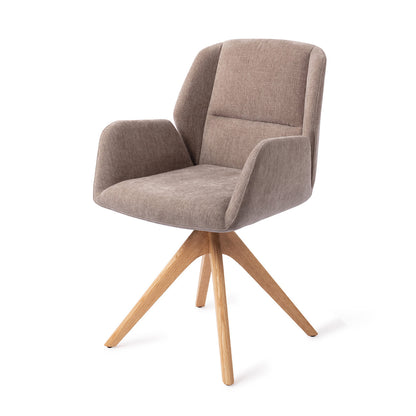 Jesper Home Myoko Greystones Eetkamerstoel - Revolve Oak Natural - KwaliteitWonen.nl