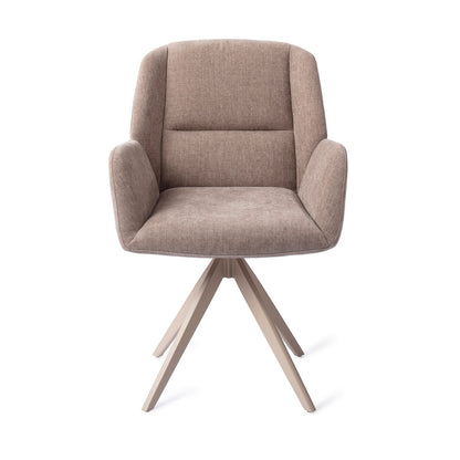 Jesper Home Myoko Greystones Eetkamerstoel - Turn Beige - KwaliteitWonen.nl