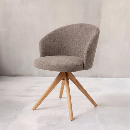 Jesper Home Niimi Saving Greige Eetkamerstoel - Revolve Oak Natural - KwaliteitWonen.nl