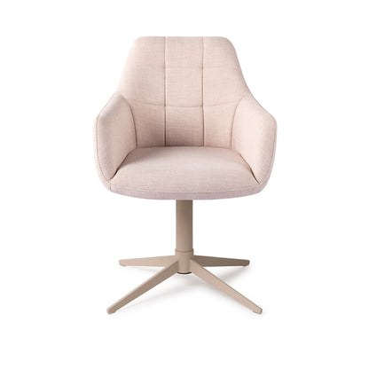 Jesper Home Noto Petal Pink Eetkamerstoel - Quad Beige - KwaliteitWonen.nl