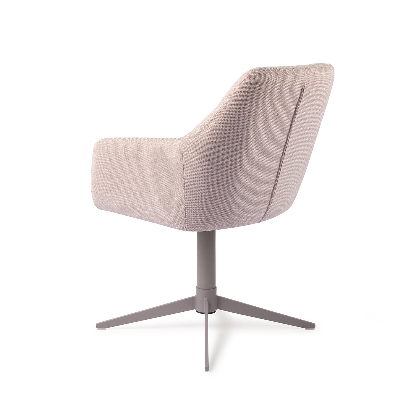 Jesper Home Noto Petal Pink Eetkamerstoel - Quad Grey - KwaliteitWonen.nl