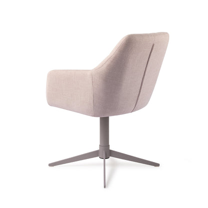 Jesper Home Noto Petal Pink Eetkamerstoel - Quad Grey - KwaliteitWonen.nl